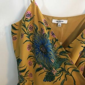 Madewell silk wrap dress